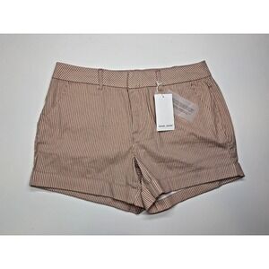 Dear John Shorts Womens 30 Brown Striped North Hampton Almond New